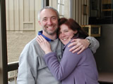Chris and Susan at Walnut Canyon 4-2003