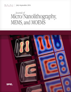 Journal of Micro/Nanolithography, MEMS, and MOEMS cover