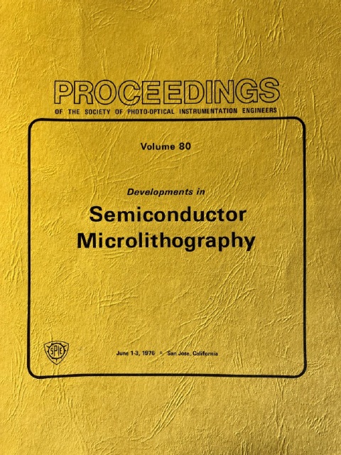 Cover of SPIE Vol. 80